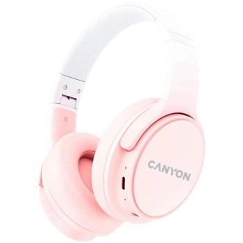 Слушалки Canyon OnRiff 4, безжични/жични, Bluetooth, Jack 3.5mm, микрофон, до 50 часа време на работа, розови | JAR Computers Canyon OnRiff 4 Pink CNS-CBTHS4P