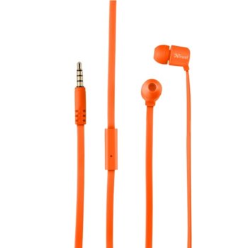 TRUST Duga In-Ear Headphones 22111 Neon Orange