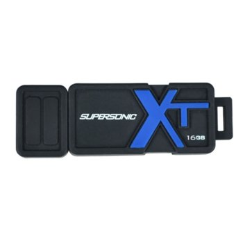 Памет 16GB USB Flash Drive, Patriot Supersonic Boost (PEF16GSBUSB), USB 3.1, черна | JAR Computers Patriot 16GB USB 3.1 PEF16GSBUSB