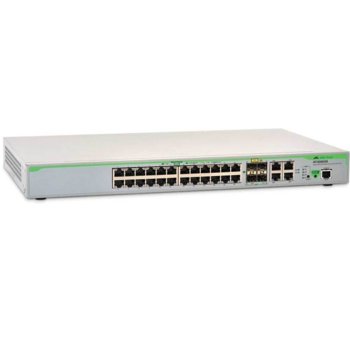 Суич Allied Telesis AT-9000/28-50, 1GBps, 24x LAN1000, 4x SFP Combo ports | JAR Computers Allied Telesis AT-9000/28-50 990-002635-50