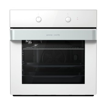 Фурна за вграждане Gorenje Ora-Ito 2 BO637ORAW, клас А, 67 л. обем, грил, врата с двойно стъкло, SilverMatte, термоелектрически предпазител, бяла | JAR Computers Gorenje BO637ORAW