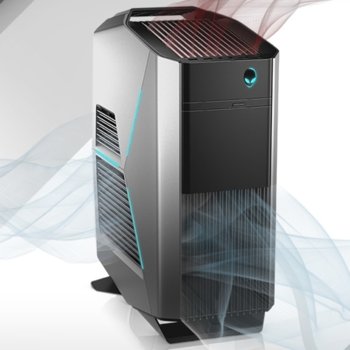 Настолен компютър Dell Alienware Aurora R5 (5397063956494), четириядрен Skylake Intel Core i7-6700K 4/4.2 Ghz, AMD Radeon RX 480 8GB GDDR5, 32GB DDR4 RAM, 512GB SSD + 1TB 7200rpm, 7x USB 3.0, клавиатура и мишка, Windows 10 | JAR Computers Dell Alienware Aurora R5 5397063956494