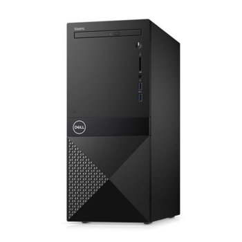 Настолен компютър Dell Vostro 3670 MT (N205VD3670BTPEDB01_1905), четириядрен Coffee Lake Intel Core i3-8100 3.6 GHz, 8GB DDR4, 1TB HDD & 128GB SSD, 4x USB 3.1, клавиатура и мишка, Windows 10 Pro | JAR Computers Dell Vostro 3670 MT