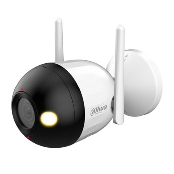 IP камера Dahua IPC-F2C-PV-0280B, насочена "bullet" камера, 2Mpix(1920x1080@30fps), 2.8mm обектив, H.265/H.264/H.264H/H.264B/MJPEG, IR осветеност (до 30m), външна IP67, LAN, Wi-Fi, microSD слот до 256GB, говорител и микрофон | JAR Computers Dahua IPC-F2C-PV-0280B
