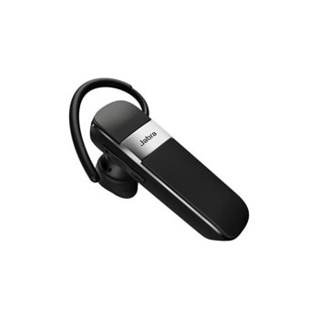 Bluetooth слушалка Jabra Talk 15 SE (100-92200901-02), до 7 часа време за разговори, Bluetooth 5.0, до 10 м., Auto Pairing, работи с до 2 устройства едновременно, черна image