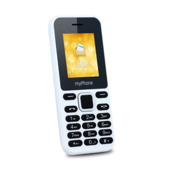 GSM myPhone 3310 (бял), поддържа 2 Sim карти, 1.77" (4.49 cm) TFT Display, 0.3 Mpix camera, 112g | JAR Computers myPhone 3310 4143