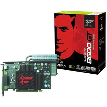 Видео карта GF 8600GT, 256MB XFX FATAL1TY PV-T84J-U1D4 PCI Express, DDR3 | JAR Computers GF 8600GT