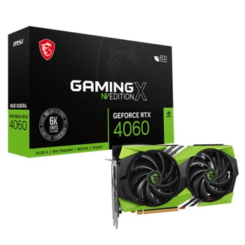 Видео карта Nvidia GF RTX 4060, 8GB, MSI Gaming X NV Edition, PCI-E 4.0, GDDR6, 128-bit, DisplayPort, HDMI | JAR Computers MSI GeForce RTX 4060 GAMING X NV EDITION 8G