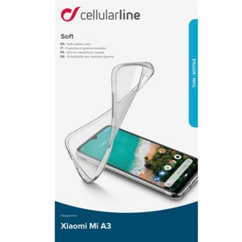 Cellularline Soft за Xiaomi Mi A3
