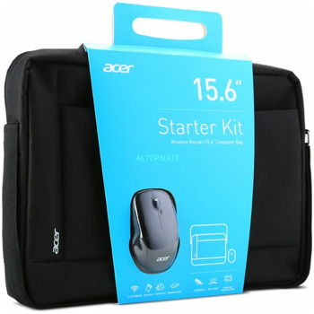 Раница за лаптоп в комплект с мишка Acer Notebook Starter Kit, до 15.6" (39.62 cm), черна image