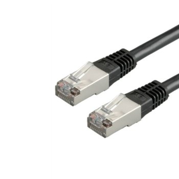 Пач кабел Roline 21.99.1345, SFTP, cat.6, 2m, черен | JAR Computers ROLINE 21.99.1345 S/FTP Patch Cat.6 2 м Черен