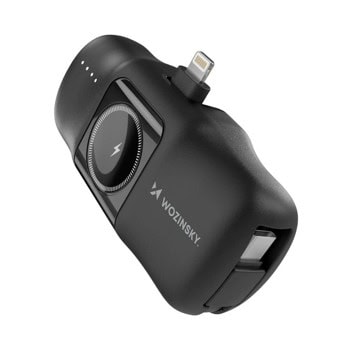 Wozinsky 3-in-1 Power Bank 5000mAh 15W черен