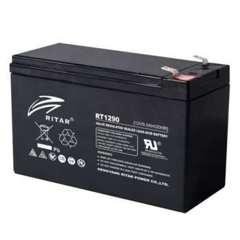 Акумулаторна батерия Ritar Power RT1290, 12V, 9Ah, AGM, T2 конектори image