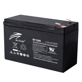 Акумулаторна батерия Ritar Power RT1290, 12V, 9Ah, AGM, T2 конектори | JAR Computers Ritar Power RT1290