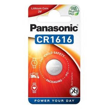 Батерия литиева Panasonic CR-1616 EL / 1B, CR1616, 3V, 1бр. | JAR Computers Батерия литиева Panasonic CR-1616 EL / 1B