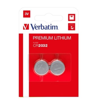 Verbatim CR2032 3V 2 pieces