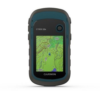 Ръчна навигация Garmin eTrex 22x, 2.2"(5.6cm), TFT сензорен цветен дисплей, 8GB вградена памет, microSD слот, водоустойчив, до 25 часа време за работа, основна карта | JAR Computers Garmin eTrex 22x ръчна навигация
