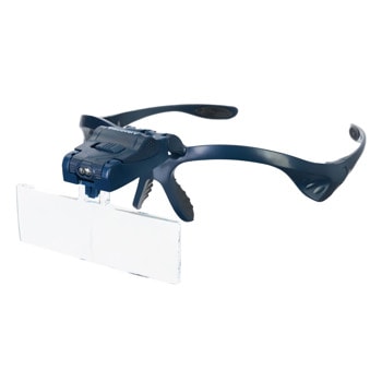 Увеличителни очила Discovery Crafts DGL 40, 1/1.5/2/2.5/3.5x увеличение, лещите са изработени от полимерно оптично стъкло, светодиодно осветление, 3 батерии LR1130 image