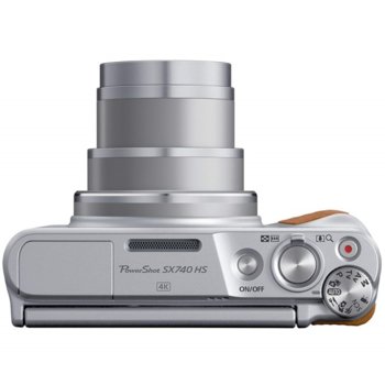 PowerShot SX740 HS Silver + Sony 64GB Micro SD