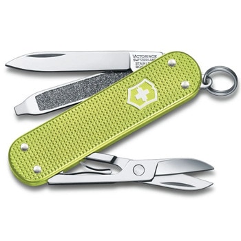 Джобен нож Victorinox Classic Alox Lime Twist, зелен | JAR Computers Victorinox Classic Alox Lime Twist 0.6221.241G