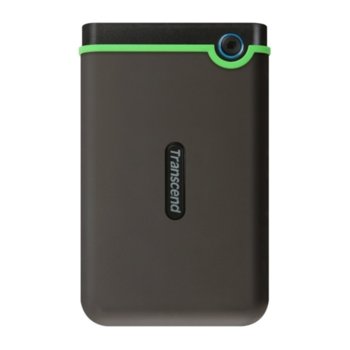 Твърд диск 2TB Transcend Slim StoreJet M3S, тъмнозелен, 2.5" (6.35cm), външен, USB 3.1 | JAR Computers Transcend 2TB Slim StoreJet M3S Portable HDD
