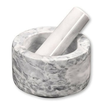 Хаванче и пестик Kesper 71505, естествен мрамор, сиво | JAR Computers Хаванче и пестик Kesper 71505