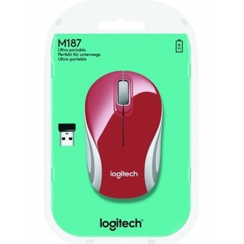 Logitech M187 red