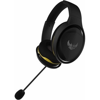 Слушалки Asus TUF Gaming H5 Lite, микрофон, USB, гейминг, Virtual 7.1, сгъваеми, черни image