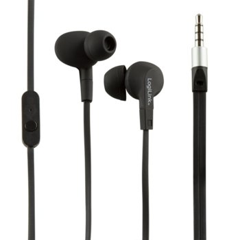 LogiLink Water resistant In-Ear Black HS0042