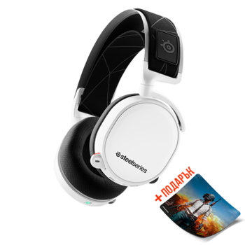 SteelSeries ARCTIS 7 2019 Edition White + QcK+ Lim