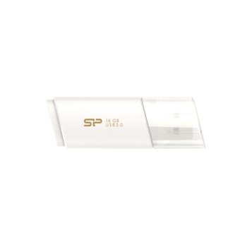 Памет 16GB USB Flash Drive, Silicon Power Blaze B06, USB 3.0, Бял | JAR Computers 16GB USB Flash Drive, Silicon Power Blaze B06