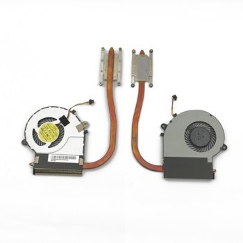 Вентилатор + Heatsink за лаптоп, съвместим с Toshiba Satellite L55T-B (Integrated Video) Type 2 | JAR Computers CPU Fan Heatsink Toshiba Satellite L55T-B