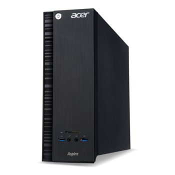 Настолен компютър Aspire XC AXC-704(DT.SZKEX.006) в пакет с монитор Acer V6(UM.XV6AA.A01), четири-ядрен Intel Celeron N3150 1.6/2.08GHz, AMD Radeon R5-310 2GB(2xHDMI), 4GB DDR3L RAM, 1TB HDD 7200rpm, 2x USB 3.0, Linux | JAR Computers Acer Aspire XC AXC-704 + V6 V196HQLAb