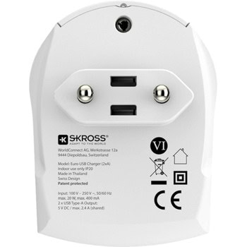 Skross Euro USB Charger 1.302421