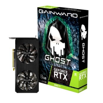 Видео карта Nvidia GeForce RTX 3060 Ti, 8GB, Gainward GHOST, PCI-E 4.0, GDDR6, 256bit, DisplayPort, HDMI | JAR Computers Gainward GeForce RTX™ 3060 Ti Ghost