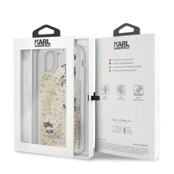 Karl Lagerfeld Glitter Charms iPhone 11 Pro Max