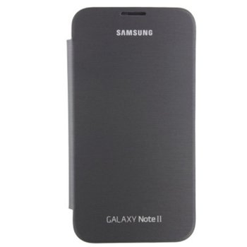 Samsung Flip Cover for Note2 Silver