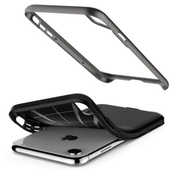 Spigen Neo Hybrid за iPhone XR (черен-сив)