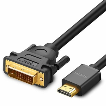 Кабел Ugreen 11150, HDMI(м) към DVI(м), 1.5m, черен, 1080p@60Hz, позлатени конектори | JAR Computers Ugreen 11150
