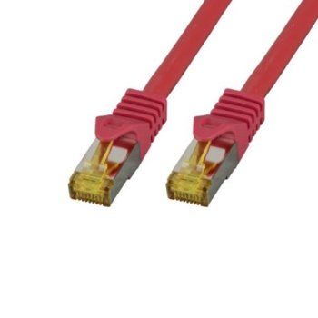 Пач кабел EFB-Elektronik MK7001.1R, SFTP, Cat.6a, 1м, червен | JAR Computers Пач кабел EFB-Elektronik MK7001.1R