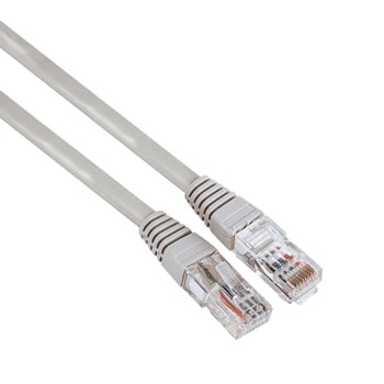 Пач кабел Hama 200909, UTP, Cat.5e, 1.5m, сив, bulk | JAR Computers HAMA-200909
