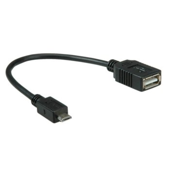 Roline USB micro B(м) към USB A(ж) 11.99.8311