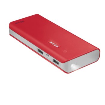 TRUST Primo Power Bank 10000 red