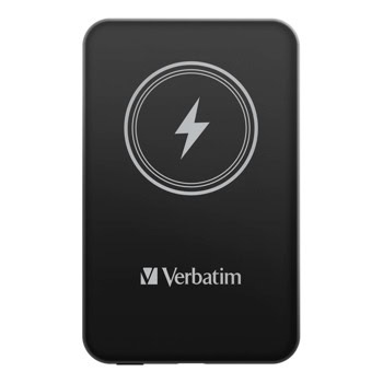 Външна батерия /power bank/ Verbatim MCP-5BK, 5000mAh, черна, 1x USB-C, безжично зареждане | JAR Computers Power bank Verbatim MCP-5BK 32240