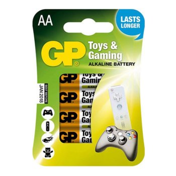 Батерия алкални GP Toys & Gaming AA, 1.5V, 4 бр.