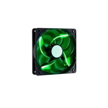 CM 120MM CASE FAN/GREENLED/SLV