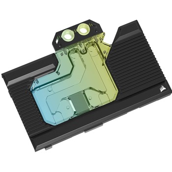 Воден блок за охлаждане на видео картa, Corsair Hydro X Series XG7 RGB 30-SERIES, съвместим с NVIDIA GeForce RTX 3090 FE, черен | JAR Computers Corsair Hydro XG7 RGB за RTX 3090 CX-9020012-WW