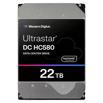 WD 22TB Ultrastar DC HC580 WUH722422ALE6L4 | JAR Computers WD 22TB Ultrastar DC HC580 WUH722422ALE6L4