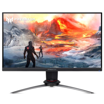 Монитор Acer Predator XB253Q GZ (UM.KX3EE.Z01), 24.5" (62.23cm), IPS панел, 240Hz, Full HD, 1ms, 100 000 000:1, 400cd/m2, HDMI, DisplayPort, USB | JAR Computers Монитор Acer Predator XB253Q GZ UM.KX3EE.Z01