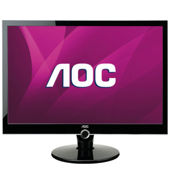 Монитор 22" (55.88 cm) AOC 2230Fm+, вграден media player, 2ms, 60 000:1 300cd/m2, HDMI & DVI, 2xUSB, колонки, черен, 3г. | JAR Computers 22" (55.88 cm) AOC 2230Fm+